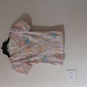 Size medium pink top floral